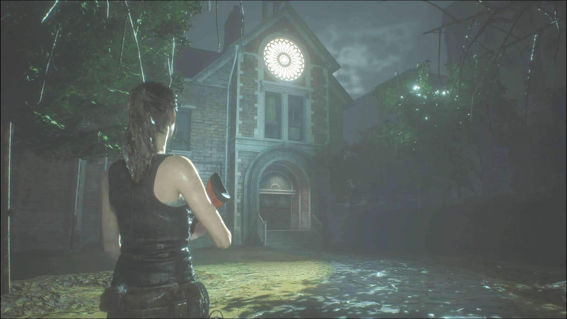 Resident Evil 2 Remake The Church and Claire Redfield Approaching Resident Evil 2 Remake The Church and Claire Redfield Approaching