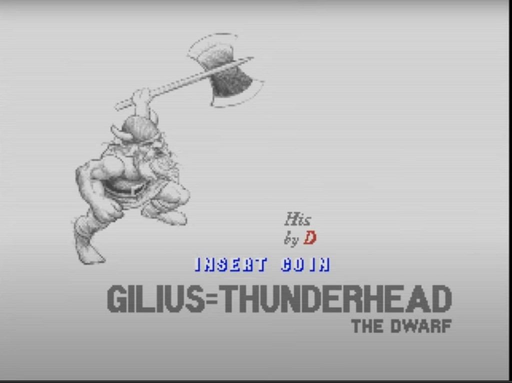 Golden Axe - Gilius Thunderhead