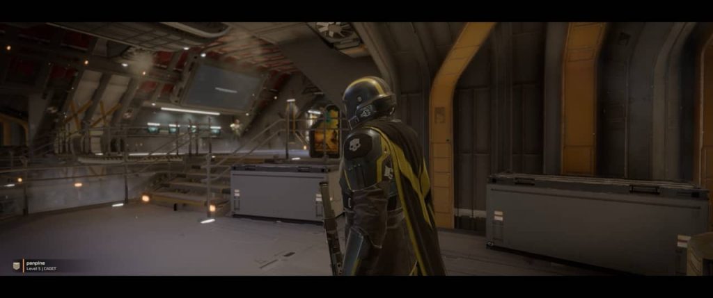 Helldiver 2 On your ship preparing to spread democracy