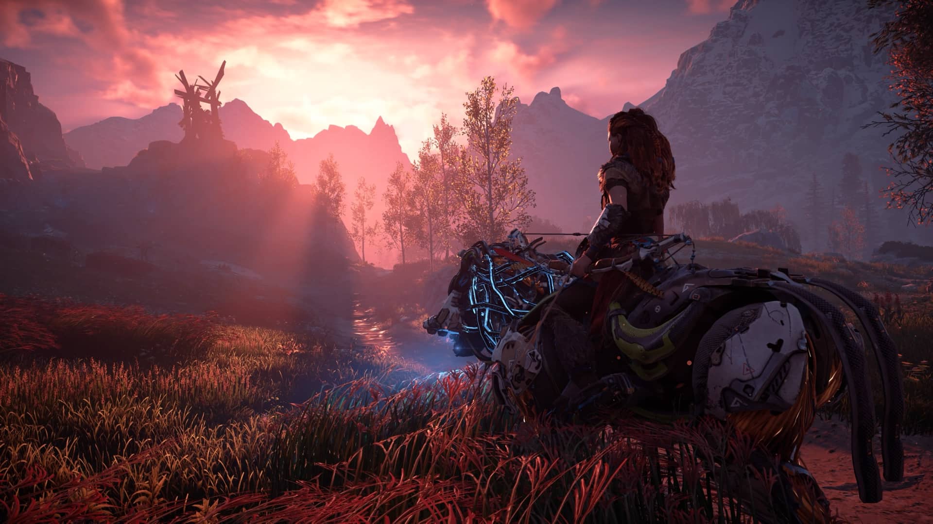 Horizon Zero Dawn Picturesque scenery along Aloy's way Horizon Zero Dawn Picturesque scenery along the way