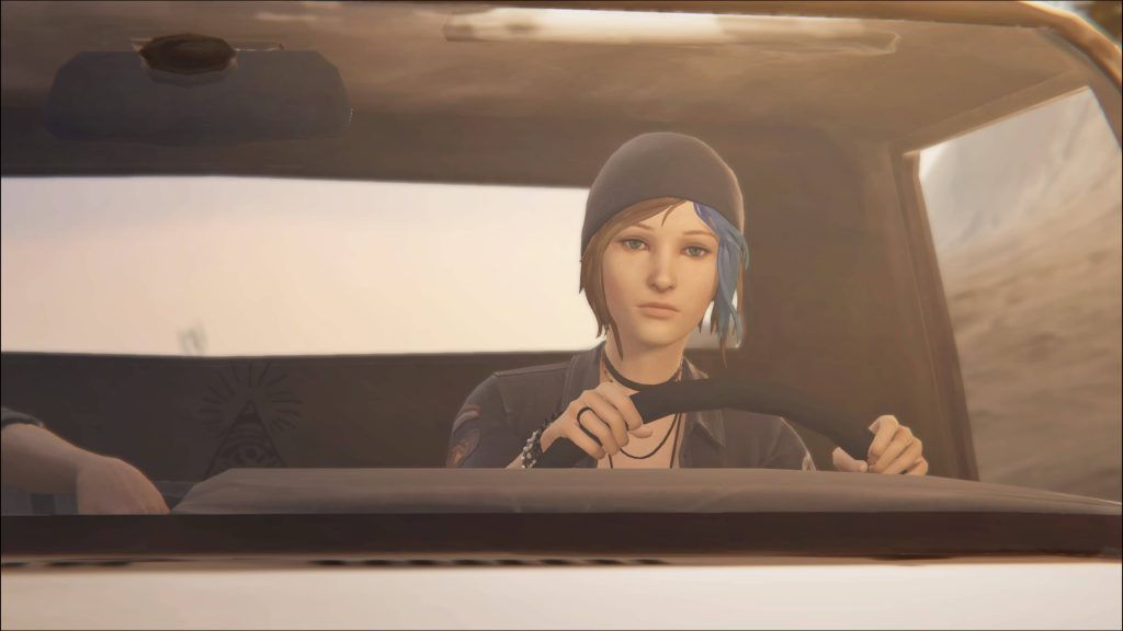 Life is Strange Before the Storm Chloe Price driving car