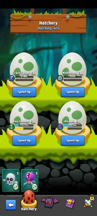 Archero Eggs Hatching in the Hatchery