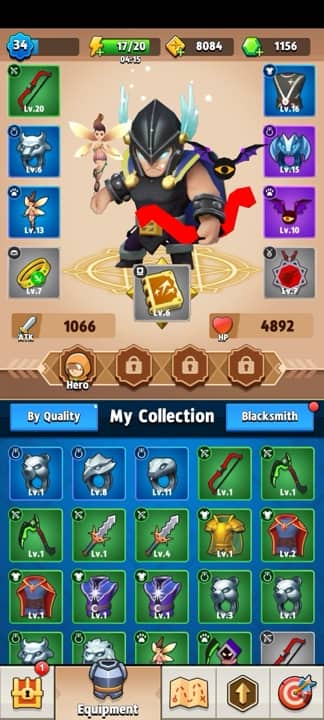 Archero Hero Builds Items jpg