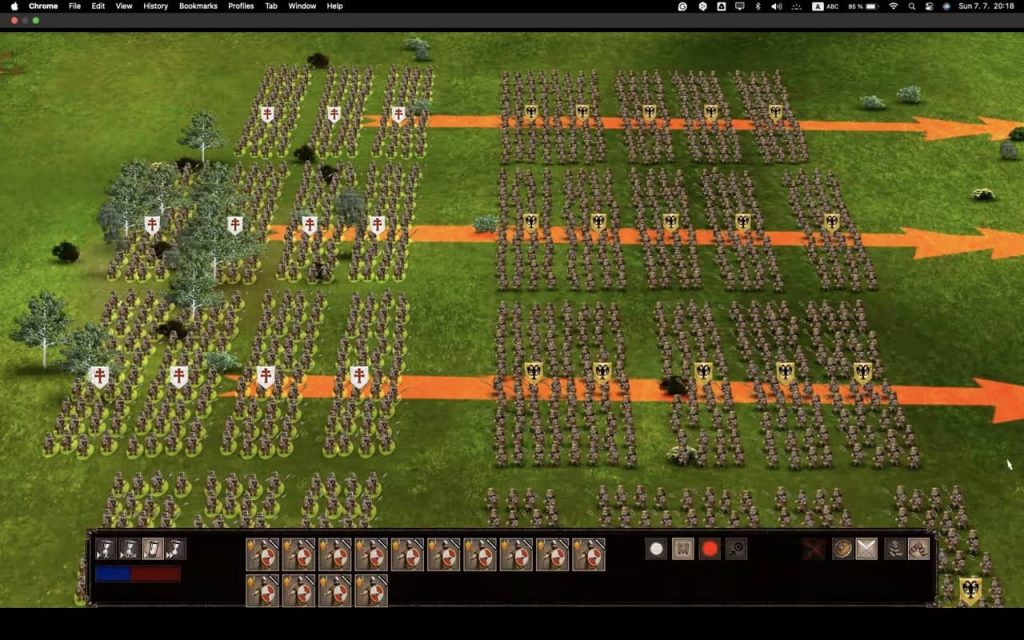 Bellfortis Rake in Grass Battle formations