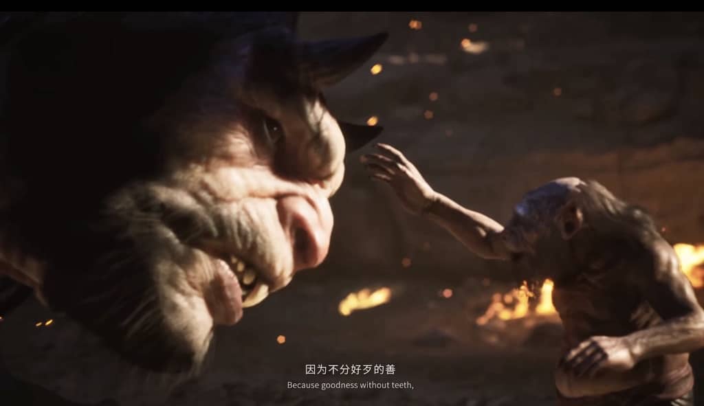 Black Myth Wukong Because goodness withouth teeth