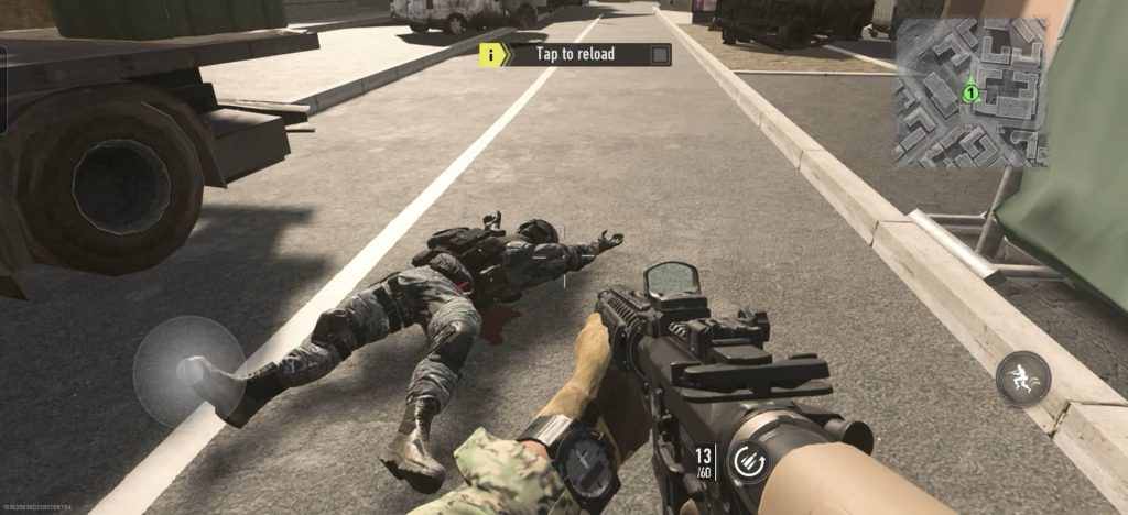Call of Duty Mobile Tap to reload