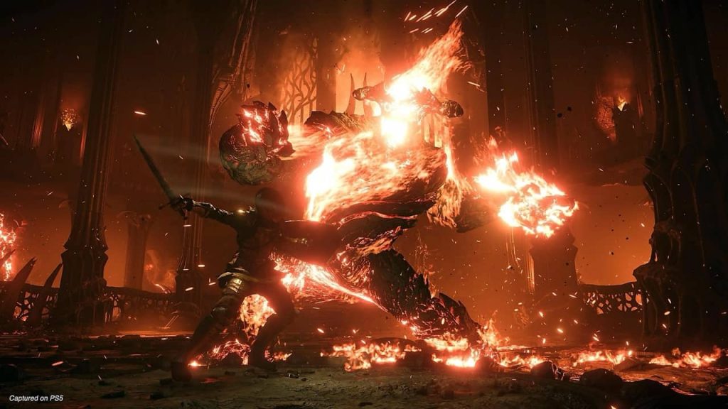 Demon's Souls Burning Monster