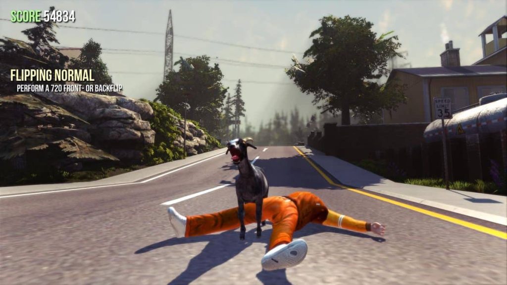 Goat Simulator Flipping Normal