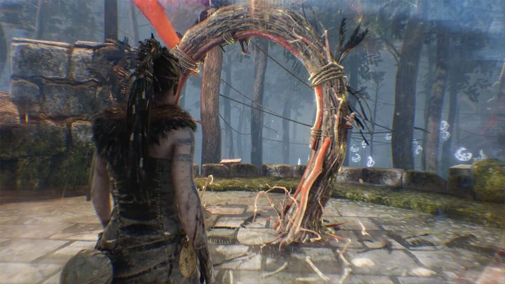 Hellblade Senua Sacrifice Interesting puzzles with visual illusions
