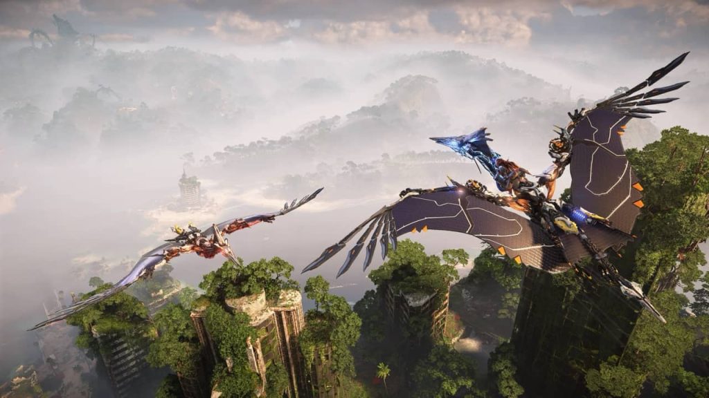 Horizon Forbidden West Burning Shores Horizon Forbidden West Burning Shores Fighting in the sky