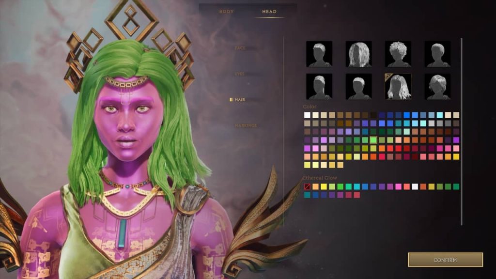 Islands of Insight Character customisation