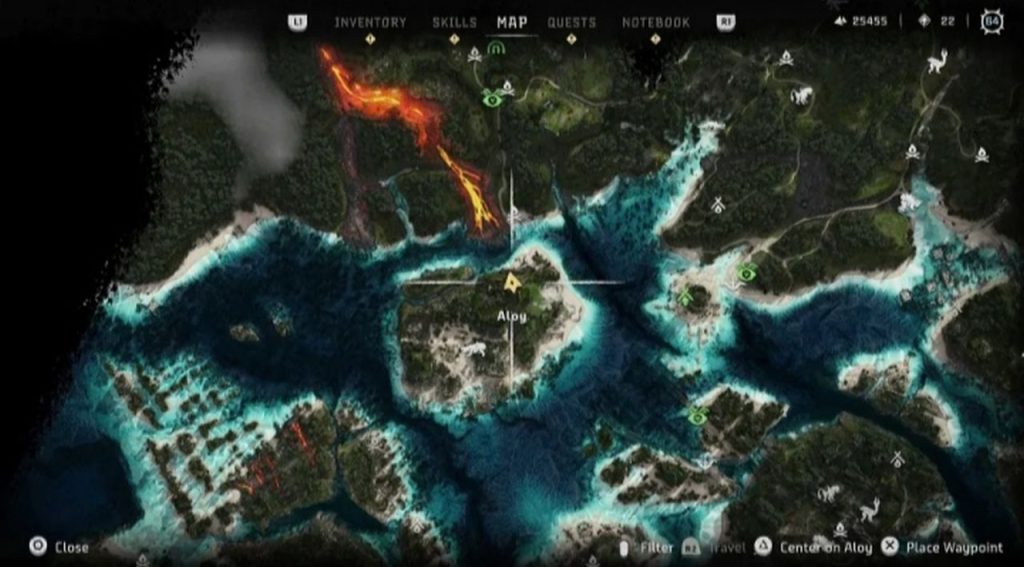 Lance Reddick's Monument Location in HFW Burning Shores DLC
