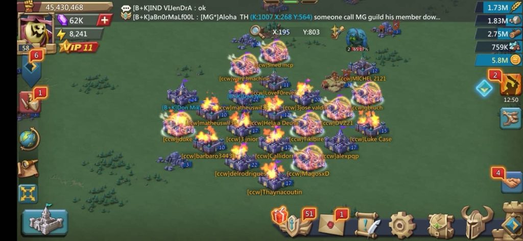 Lords Mobile Early Game Bot Farms