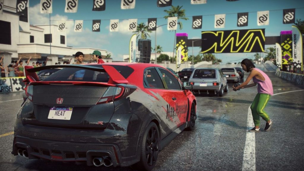 Need for Speed Heat Starting grid