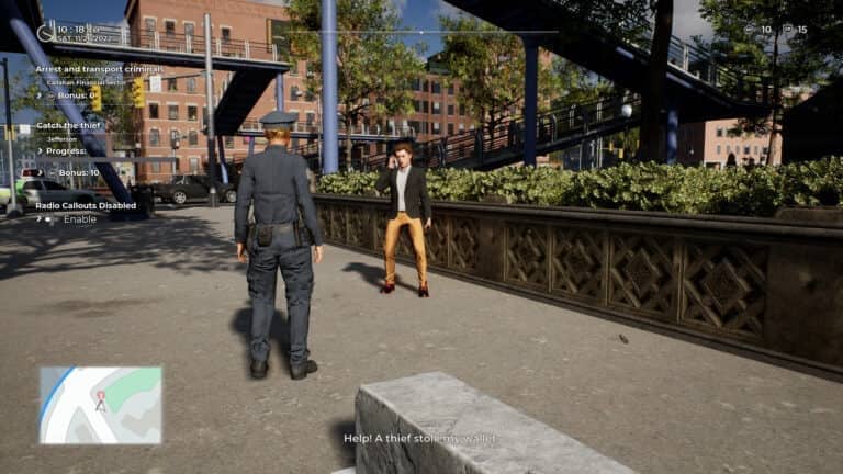Police Simulator Foot patrol in the streets