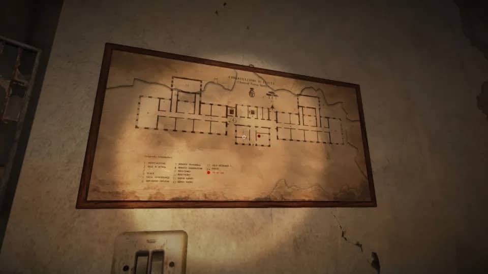 The Town of Light The map of santuary