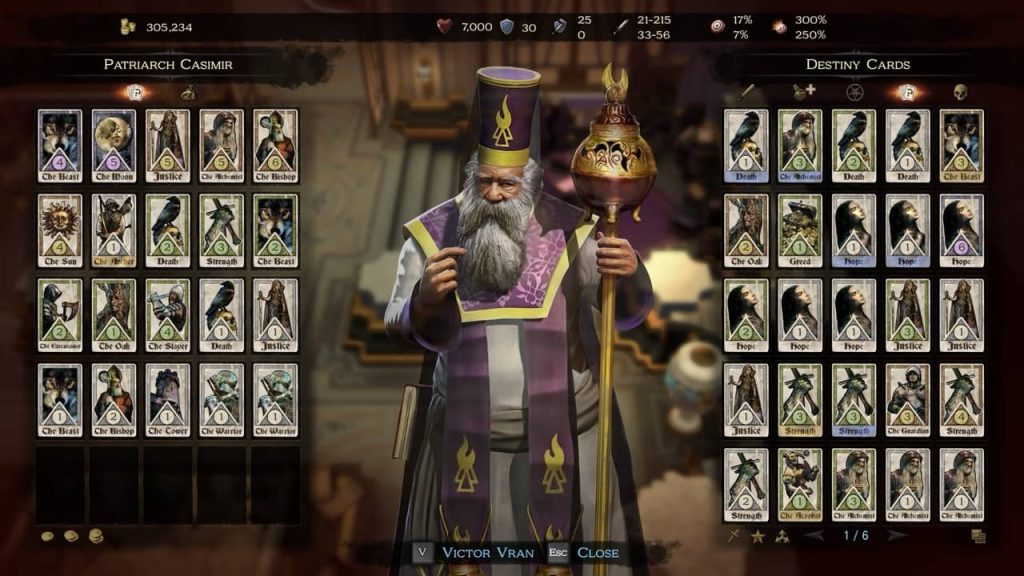 Victor Vran Destiny Cards