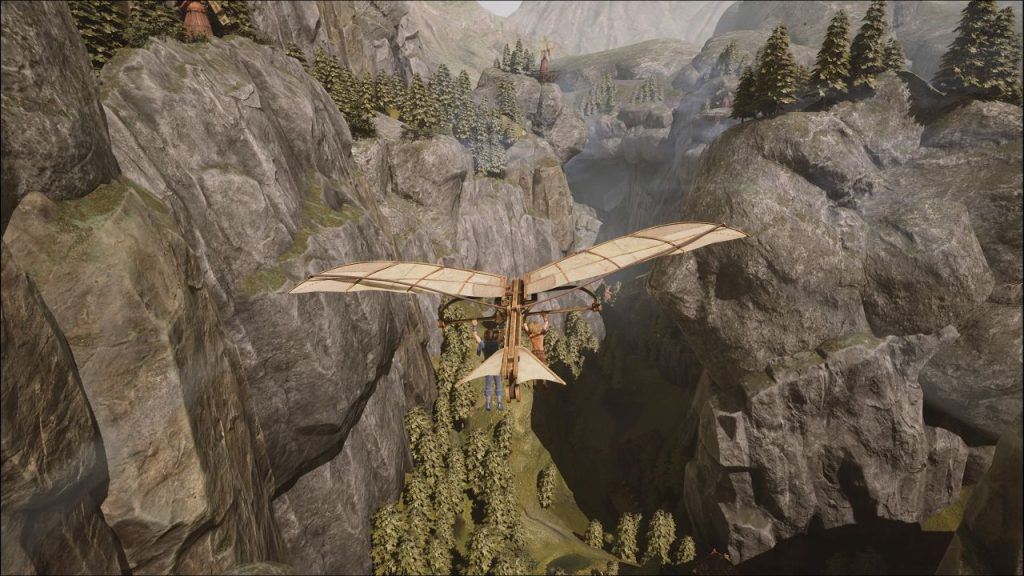 Brothers_-A-Tale-of-Two Sons Remake Glider flight through the valley