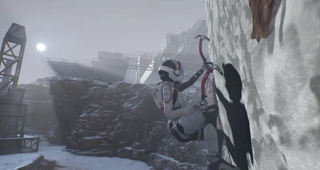Deliver Us Mars - Climbing with an ice axe