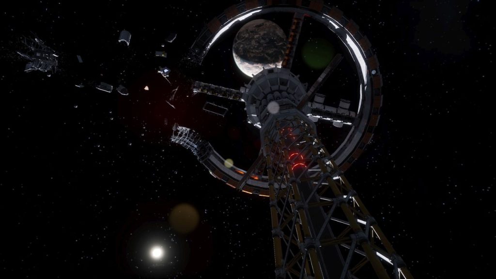 Deliver Us The Moon Explosion on the space station