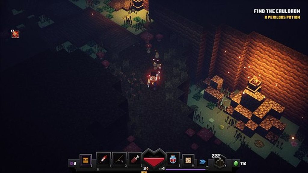 Minecraft Dungeons Night exploration