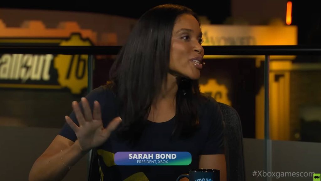 Sarah Bond Microsoft Gamescom 2024 Cologne Germany Interview