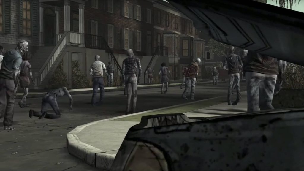 The Walking Dead streets infested with the undead