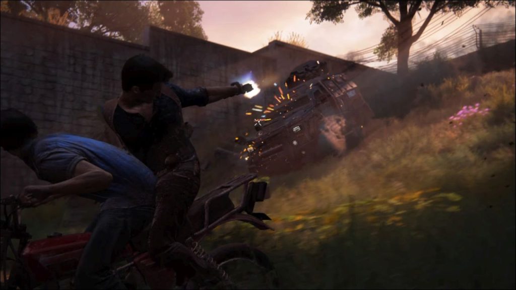 Uncharted 4 A Thief's End Armored Vehicle Chase
