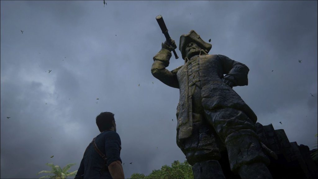 Uncharted 4 A Thief's End Statue of Captain Henry Every