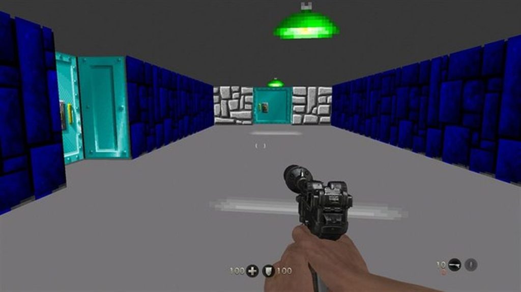 Wolfenstein The Old Blood - Retro mini game
