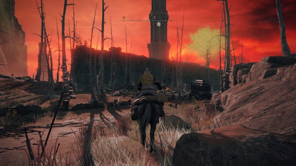 Elden Ring Caelid Red Sky Erdtree
