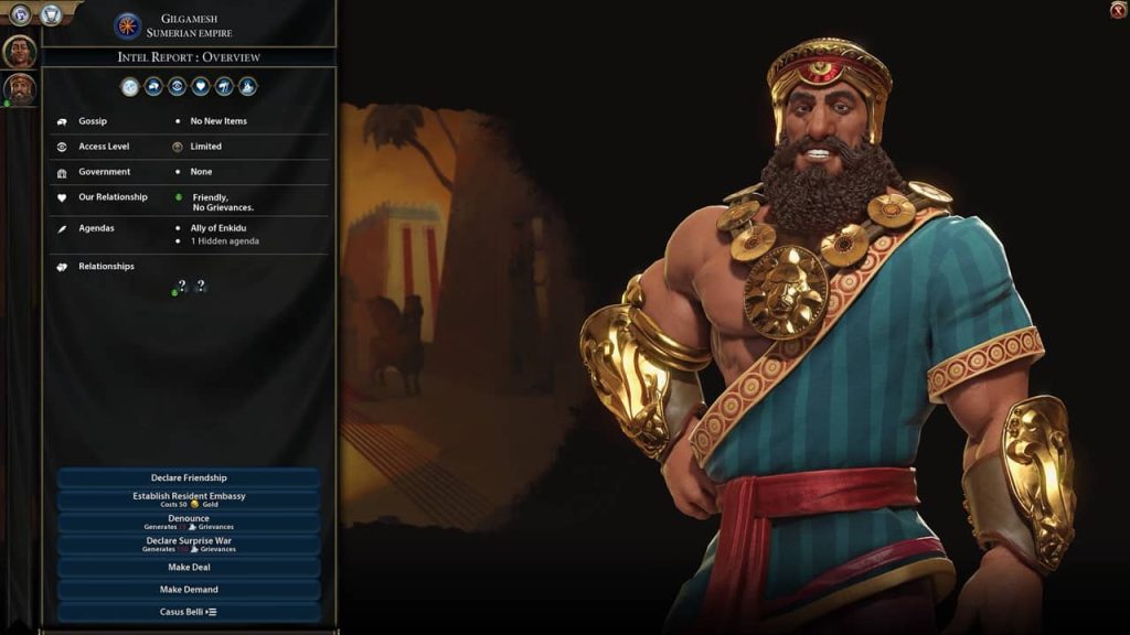 Civilization VI Gilgamesh