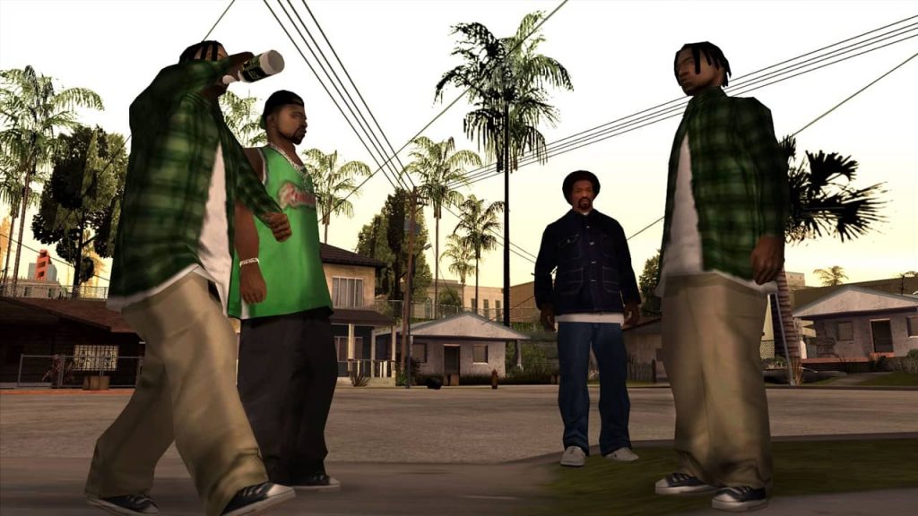 Grand Theft Auto San Andreas Grove Street Gang