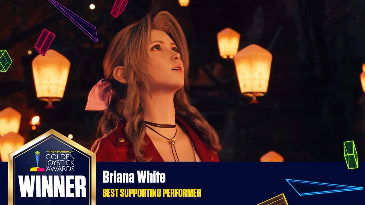 Briana White Best Supporting Performer 2024 Winner at Golden Joystick Awards London