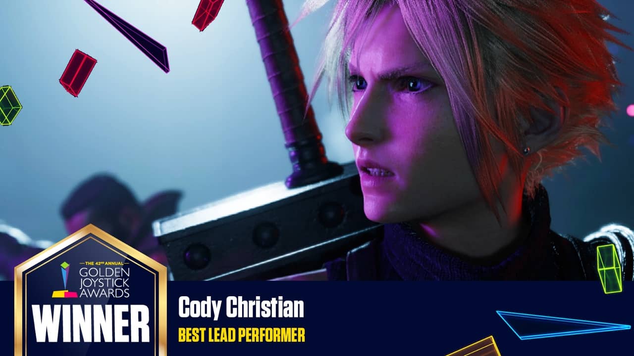 Cody Christian Best Lead Performer 2024 Winner at Golden Joystick Awards London