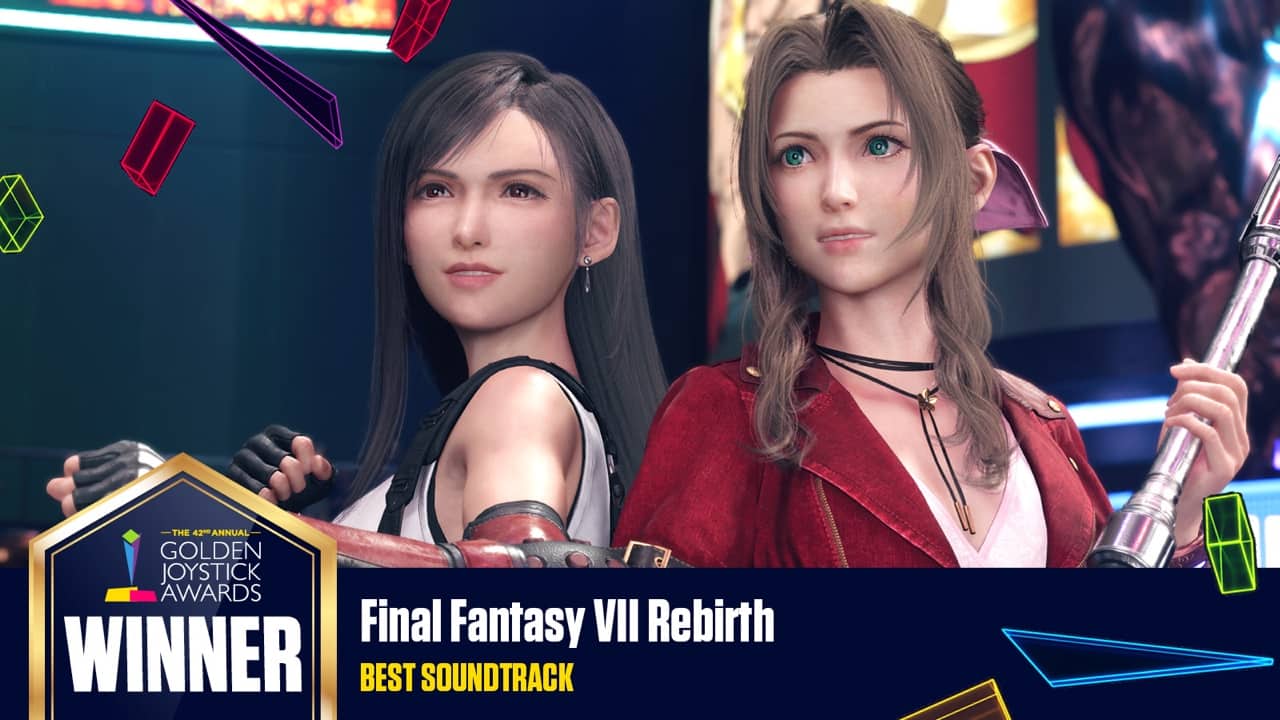 Final Fantasy VII Rebirth Best Soundtrack Winner at Golden Joystick Awards London
