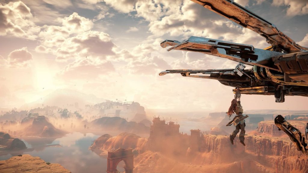 Horizon Zero Dawn Remastered - View of Sundom from Tallneck