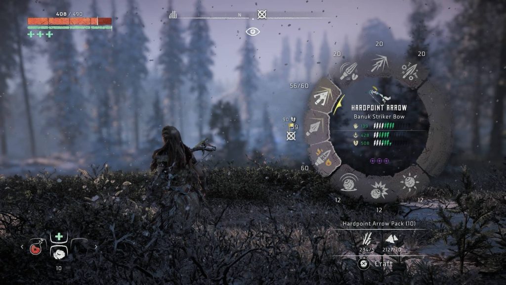 Horizon Zero Dawn Remastered - Weapon Wheel