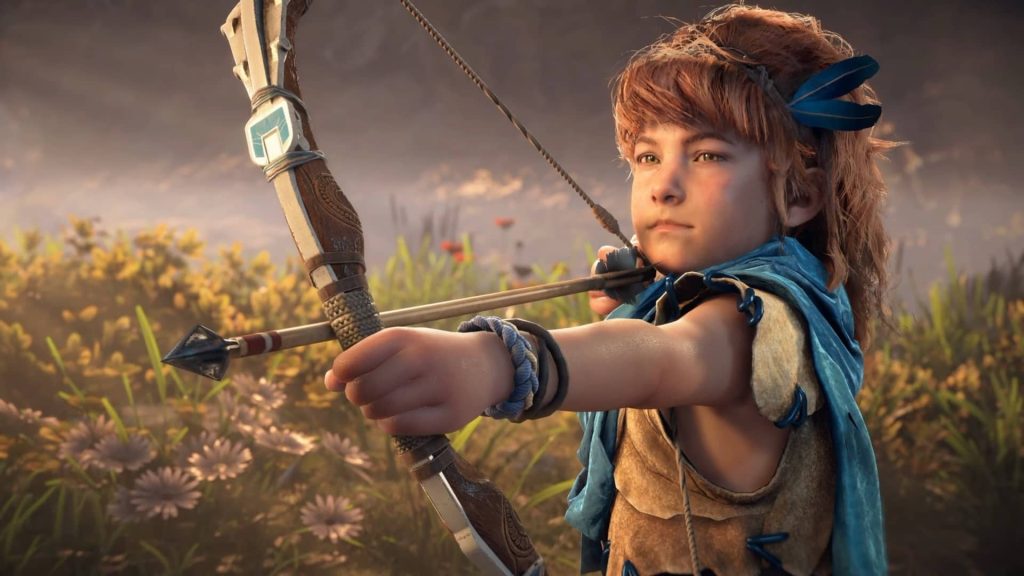 Horizon Zero Dawn Remastered - Young Aloy with a Bow