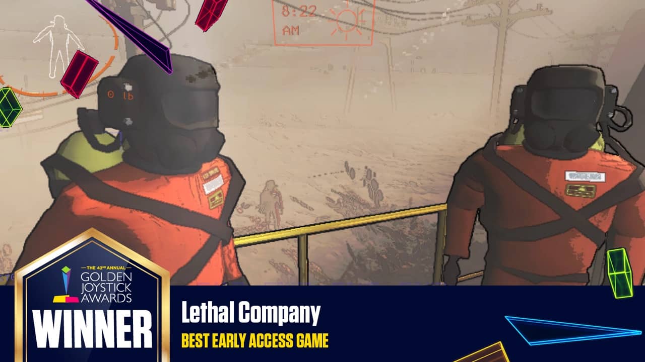 Lethal Company Best Early Access Game 2024 Winner at Golden Joystick Awards London