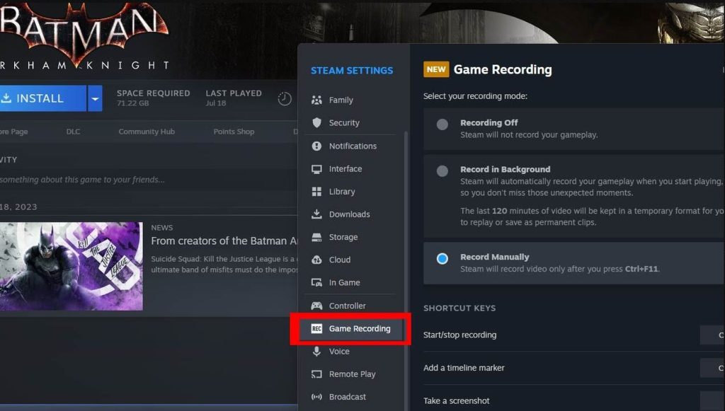 Recording Integration