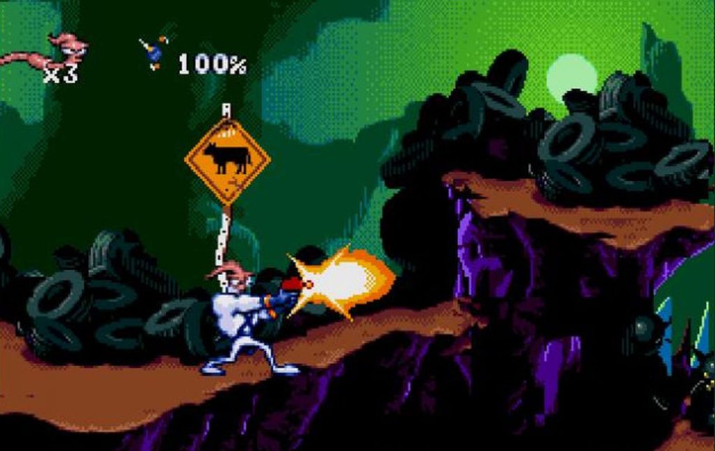 Sega Genesis Earthworm Jim