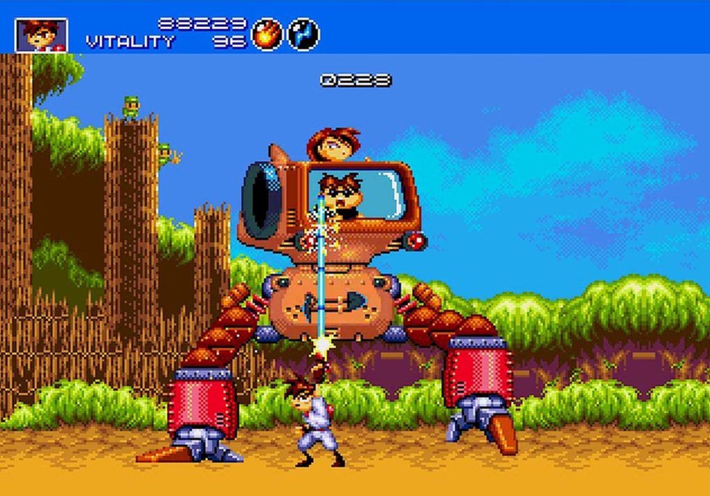 Sega Genesis Gunstar Heroes