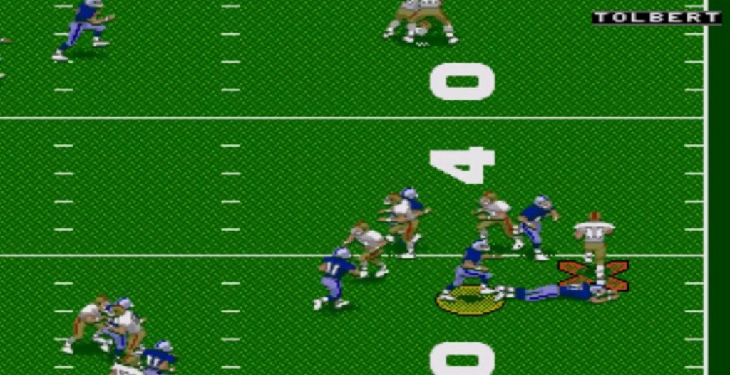 Sega Genesis NFL Football