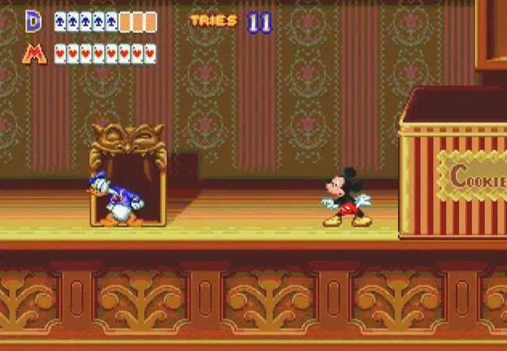 Sega Genesis World of Illusion Starring Mickey Mouse and Donald Duck