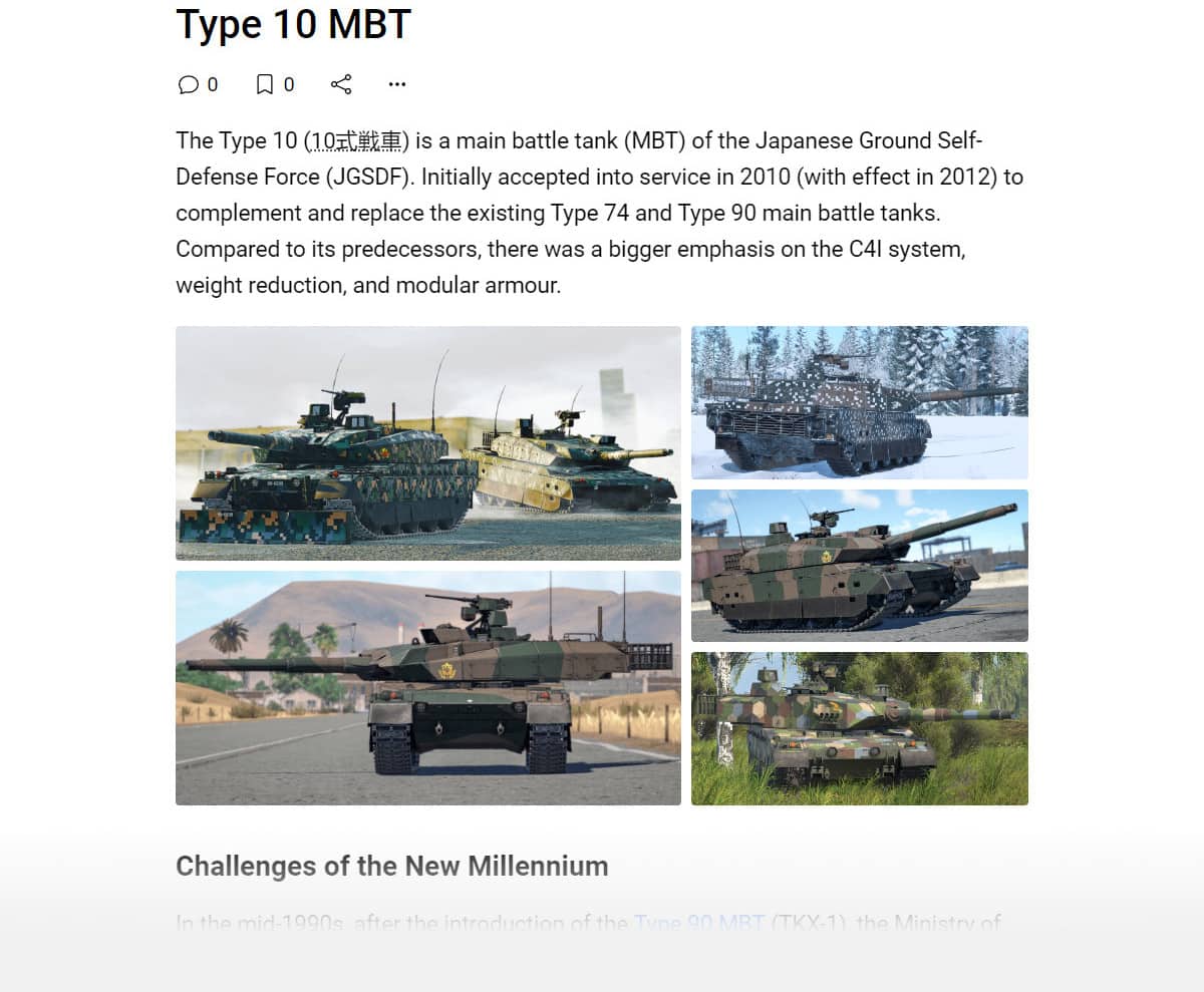 War Thunder Wiki 3.0 - Contribute to articles about armored vehicles