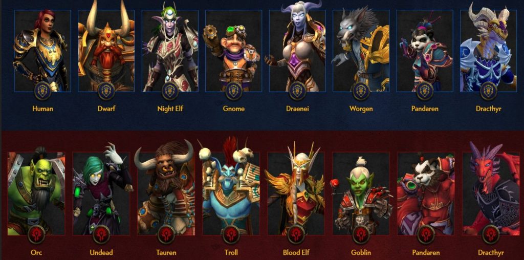 WoW All Races