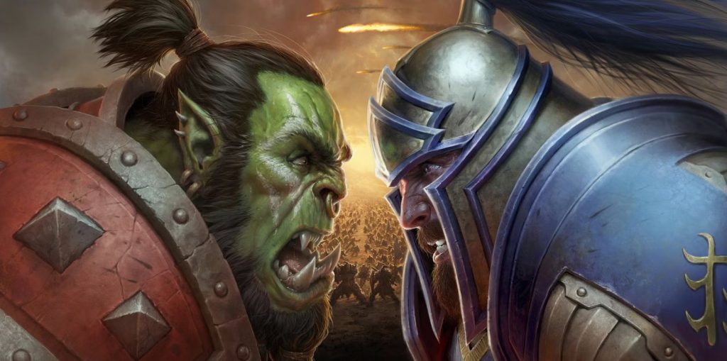 WoW Alliance vs Horde Artwork