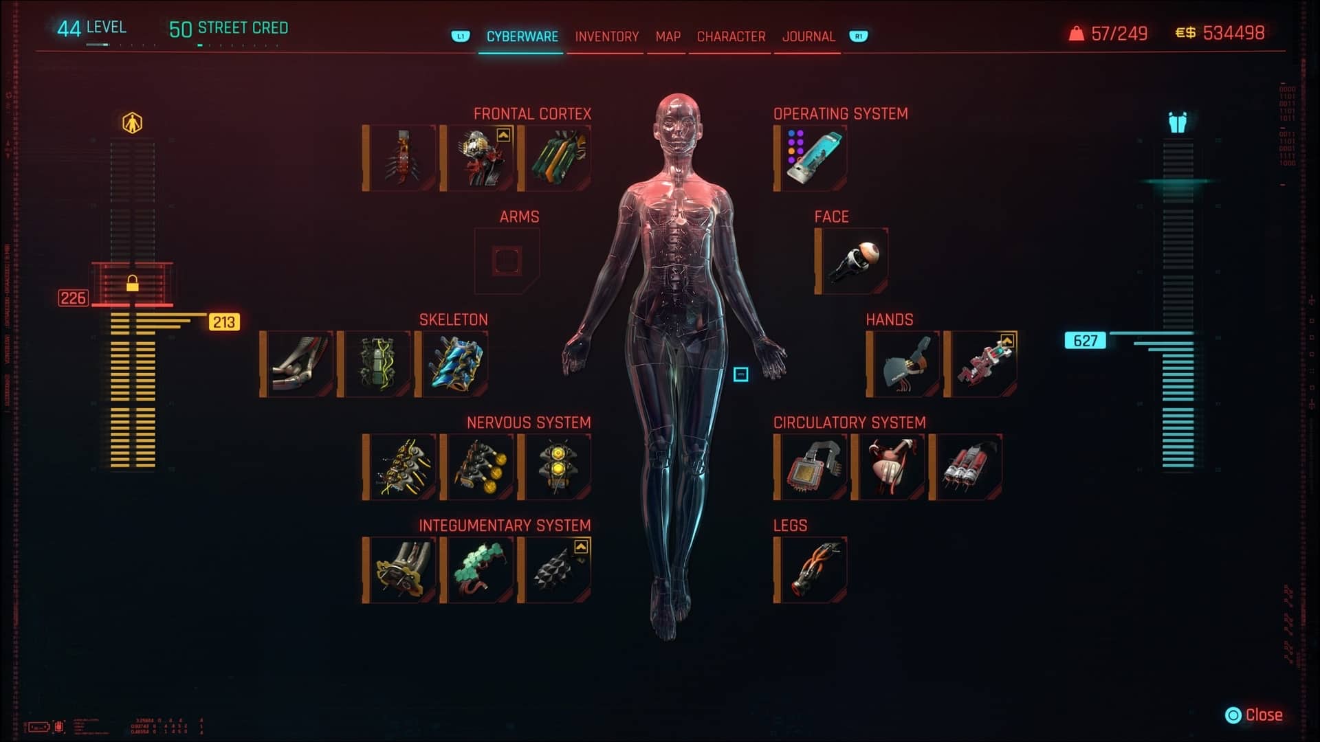 Cyberpunk 2077 Update 2.0 - Cyberware and Augmentation Slots Cyberpunk 2077 Update 2.0 - Cyberware and Augmentation Slots