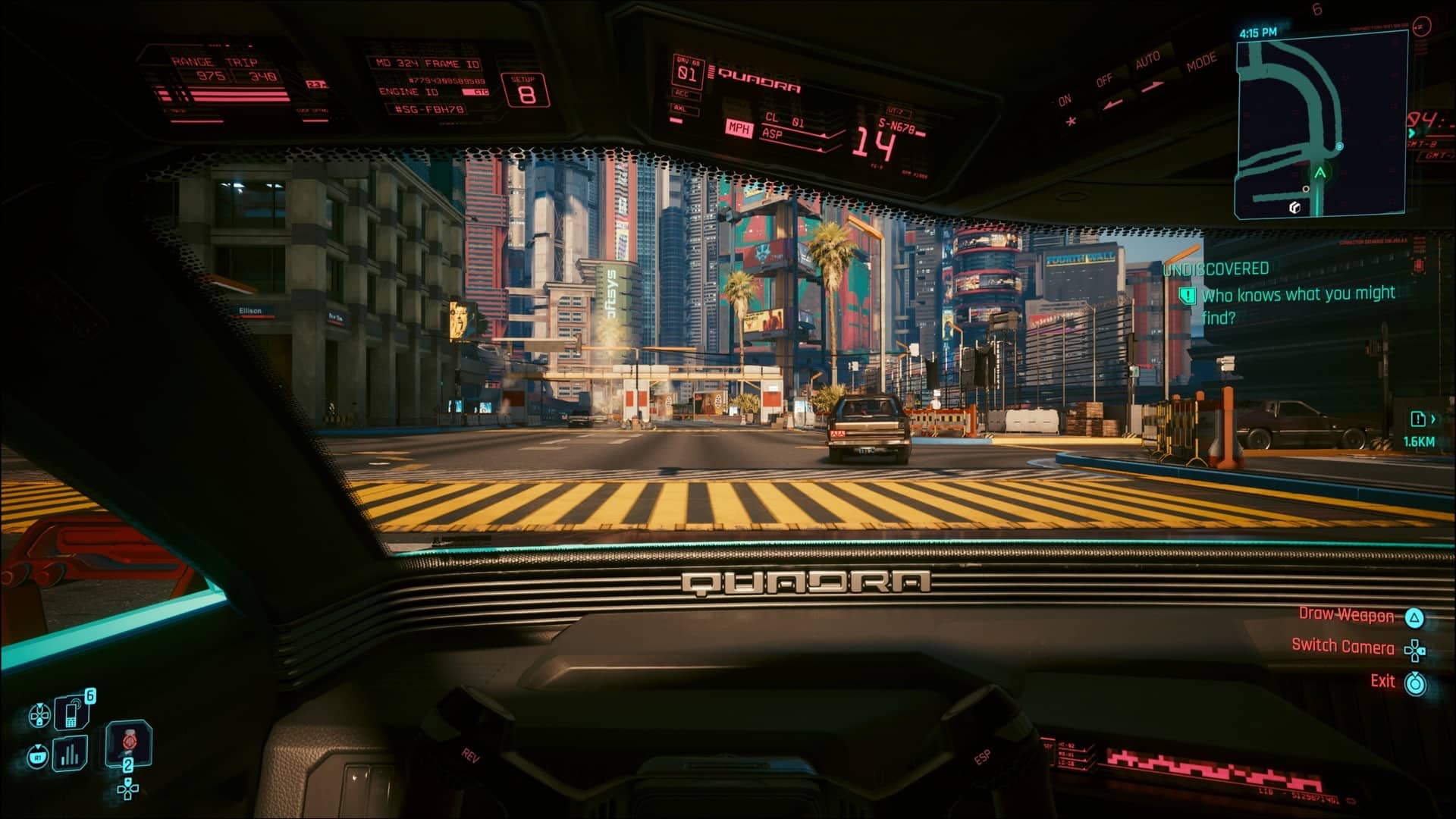 Cyberpunk 2077 Update 2.0 - First Person Vehicle View Cyberpunk 2077 Update 2.0 - First Person Vehicle View